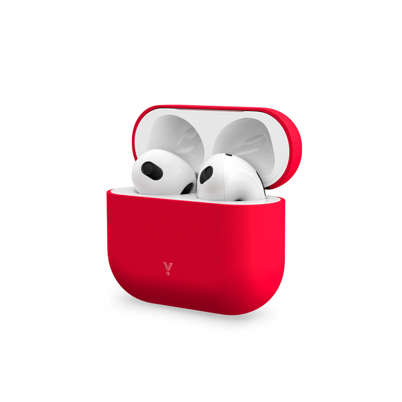 iStyle silikonski ovitek za AirPods 3 - red - iSTYLE SI
