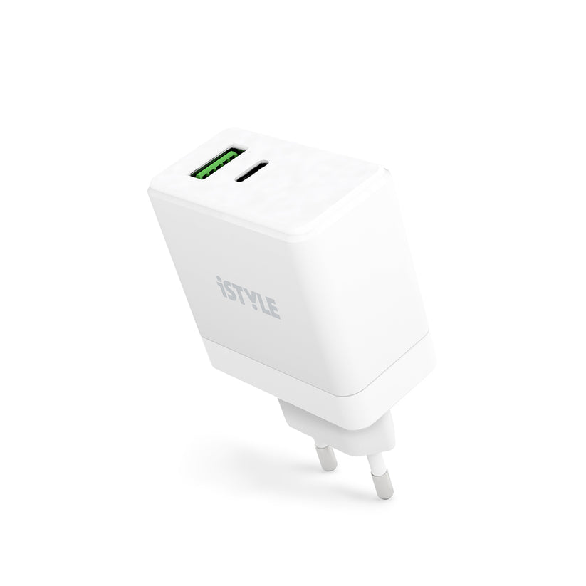 iSTYLE GaN 65W polnilec - bela - iSTYLE SI