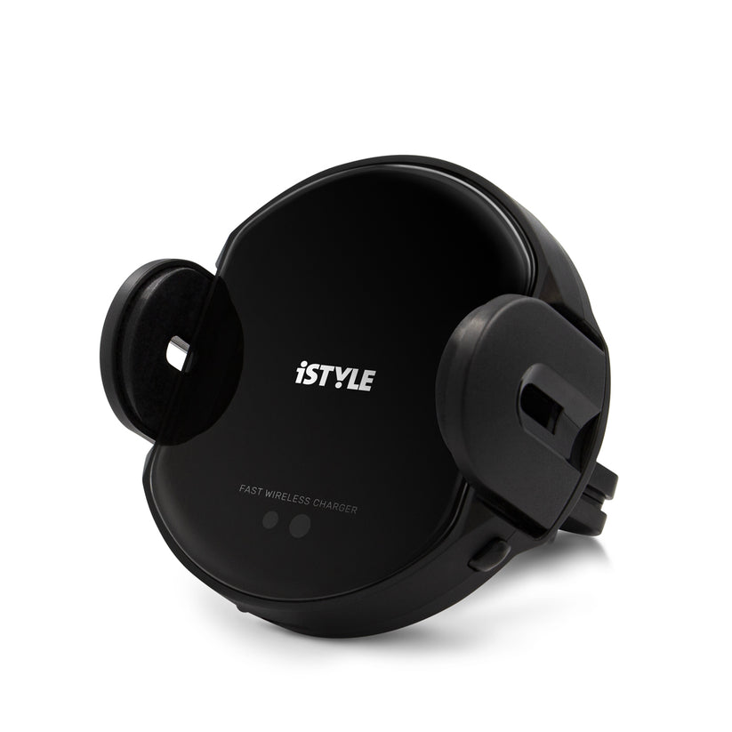 iSTYLE Sensor brezžični polnilec za avto 15W/10W/7.5W/5W + polnilni adapter 18W - črna - iSTYLE SI