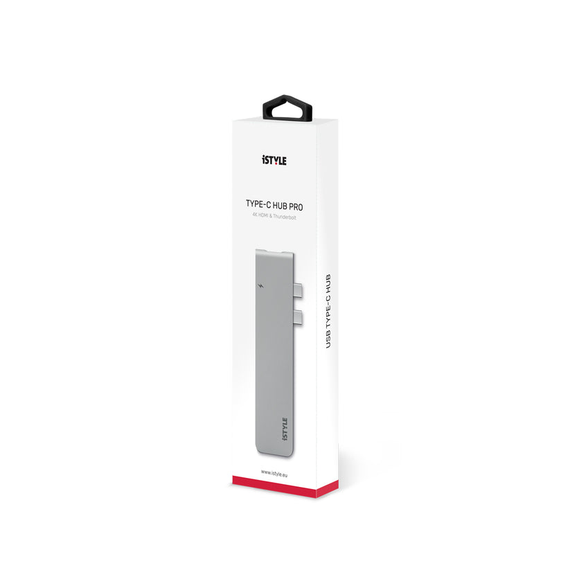 iSTYLE USB Type-C HUB PRO - silver/black - iSTYLE SI