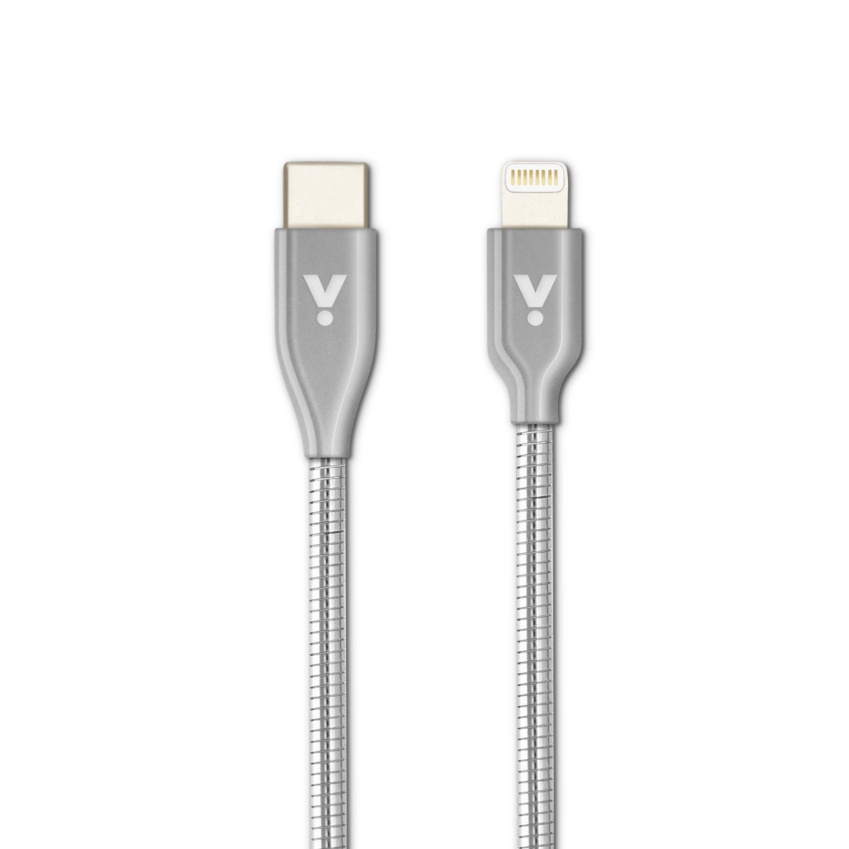 iSTYLE METAL Lightning na USB-C kabel 1.2m - srebrna - iSTYLE SI
