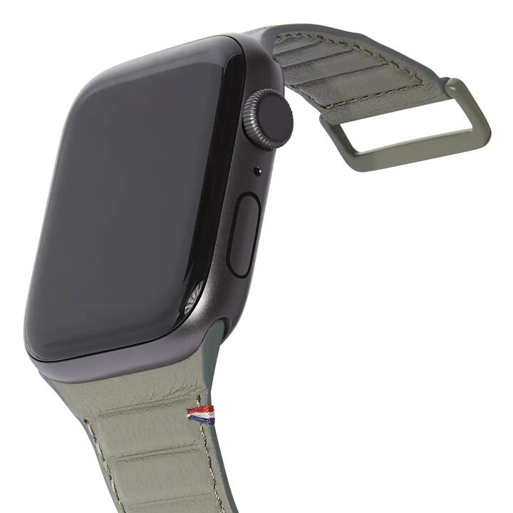 Decoded usnjen magnetni Traction pašček za Apple Watch 41/40mm - Olive" - iSTYLE SI