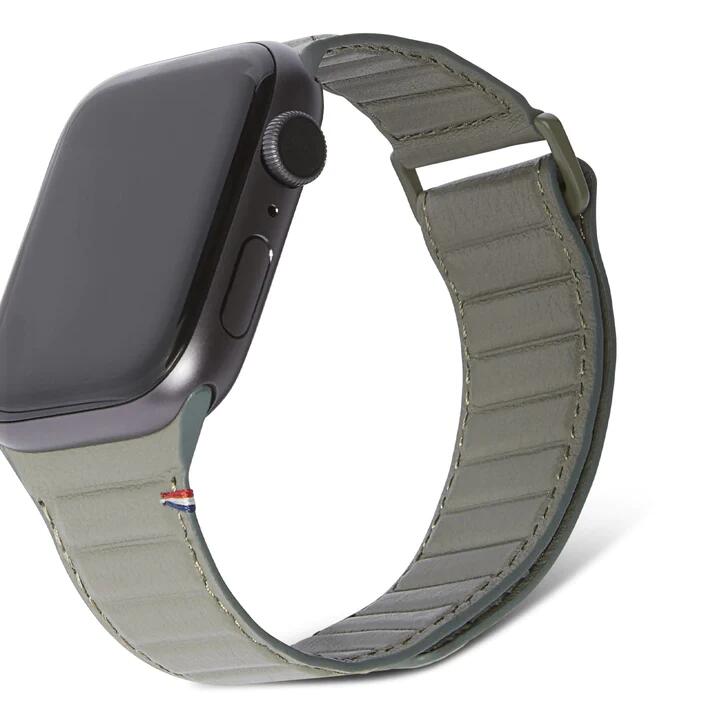 Decoded usnjen magnetni Traction pašček za Apple Watch 41/40mm - Olive" - iSTYLE SI