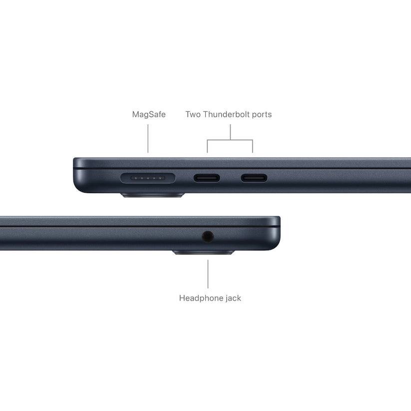 MacBook Air 13: M3 z 8-jedrno CPE in 10-jedrno GPE, 16 GB, 512 GB SSD - polnočno modra - iSTYLE SI