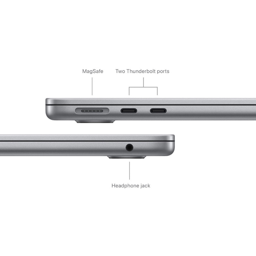 MacBook Air 13: M3 z 8-jedrno CPE in 10-jedrno GPE, 24 GB, 512 GB SSD - vesoljno siva - iSTYLE SI