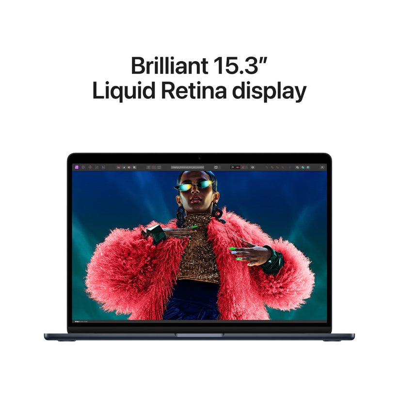 MacBook Air 15: M3 z 8-jedrno CPE in 10-jedrno GPE, 16 GB, 512 GB SSD - polnočno modra - iSTYLE SI
