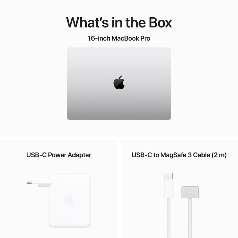 MacBook Pro 16: M3 Max s 16-jedrno CPE in 40-jedrno GPE, 48 GB, 1 TB SSD - srebrn - iSTYLE SI