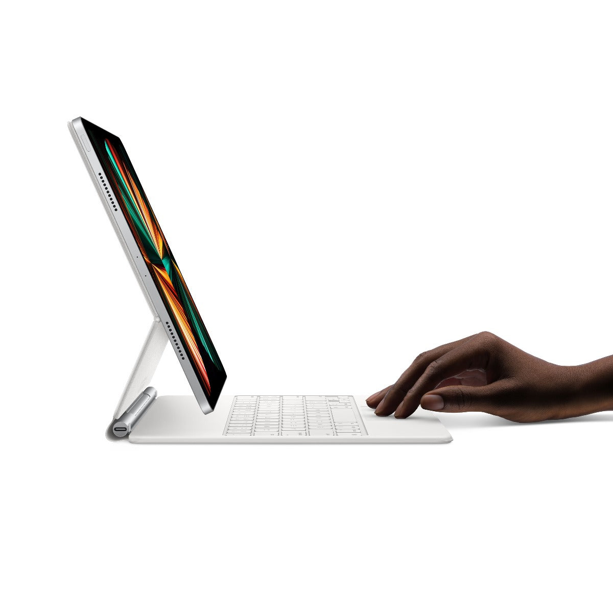 Apple tipkovnica Magic Keyboard za iPad Pro 11 (3. in 4. gen) in iPad Air (4. in 5. gen ter M2) - slovenska - bela - iSTYLE SI