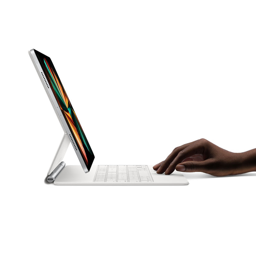 Apple tipkovnica Magic Keyboard za iPad Pro 11 (3. in 4. gen) in iPad Air (4. in 5. gen ter M2) - slovenska - bela - iSTYLE SI