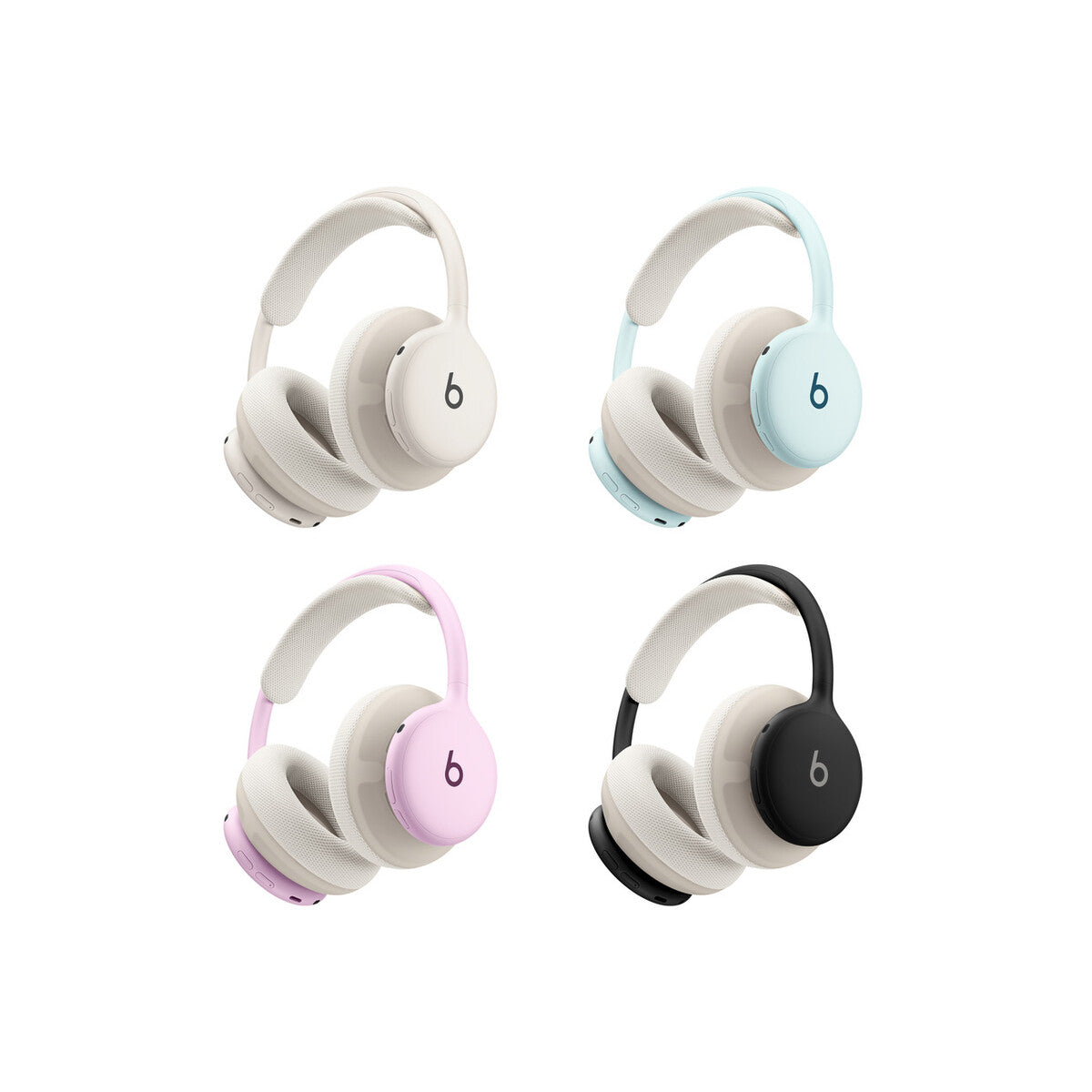 Komplet oblazinjenja za Beats 360 – oblačno sivo pleteno oblazinjenje ušesnih blazinic in naglavnega loka