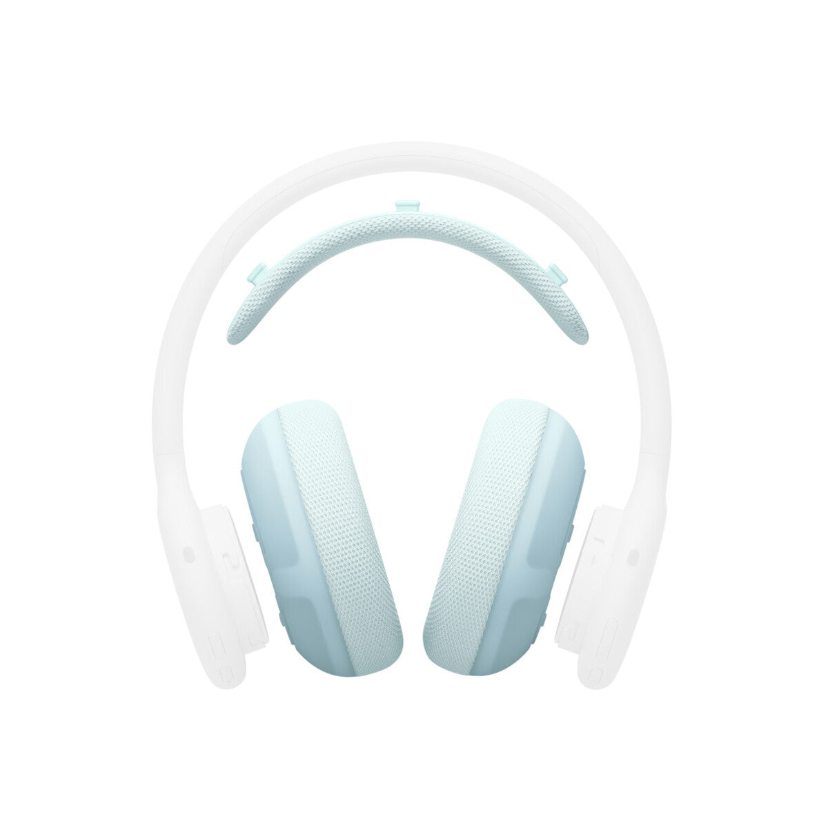 Komplet oblazinjenja za Beats 360 – nebeško modro pleteno oblazinjenje ušesnih blazinic in naglavnega loka