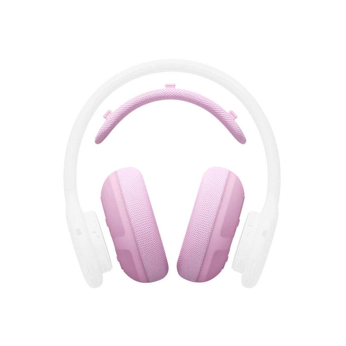 Komplet oblazinjenja za Beats 360 – roza pleteno oblazinjenje ušesnih blazinic in naglavnega loka