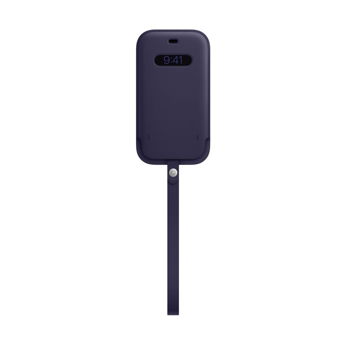 Apple usnjen etui za iPhone 12 Pro Max z MagSafe in s podporo za Find My - globoko vijolična - iSTYLE SI