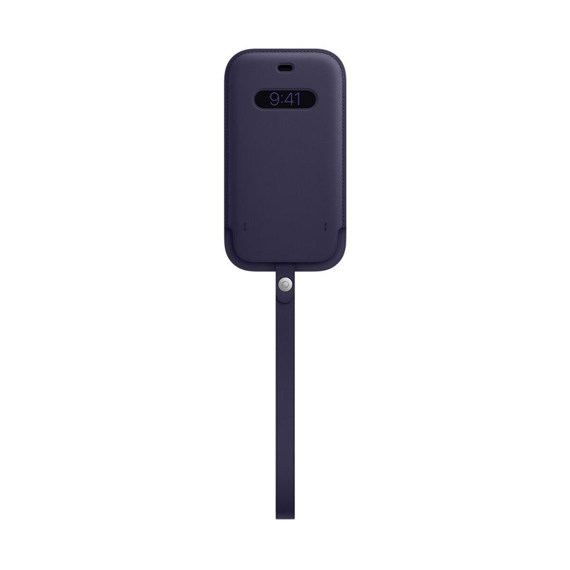 Apple usnjen etui za iPhone 12 Pro Max z MagSafe in s podporo za Find My - globoko vijolična - iSTYLE SI