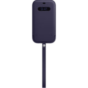 Apple usnjen etui za iPhone 12 Pro Max z MagSafe in s podporo za Find My - globoko vijolična - iSTYLE SI