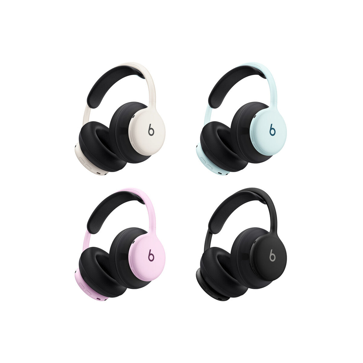 Komplet oblazinjenja za Beats 360 – črno oblazinjenje ušesnih blazinic in naglavnega loka UltraPlush