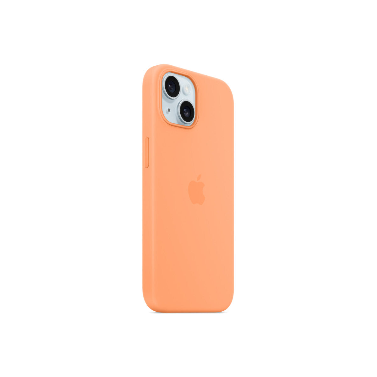 Apple silikonski ovitek za iPhone 15 z MagSafe - oranžni sorbet - iSTYLE SI