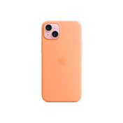 Apple silikonski ovitek za iPhone 15 Plus z MagSafe - oranžni sorbet - iSTYLE SI