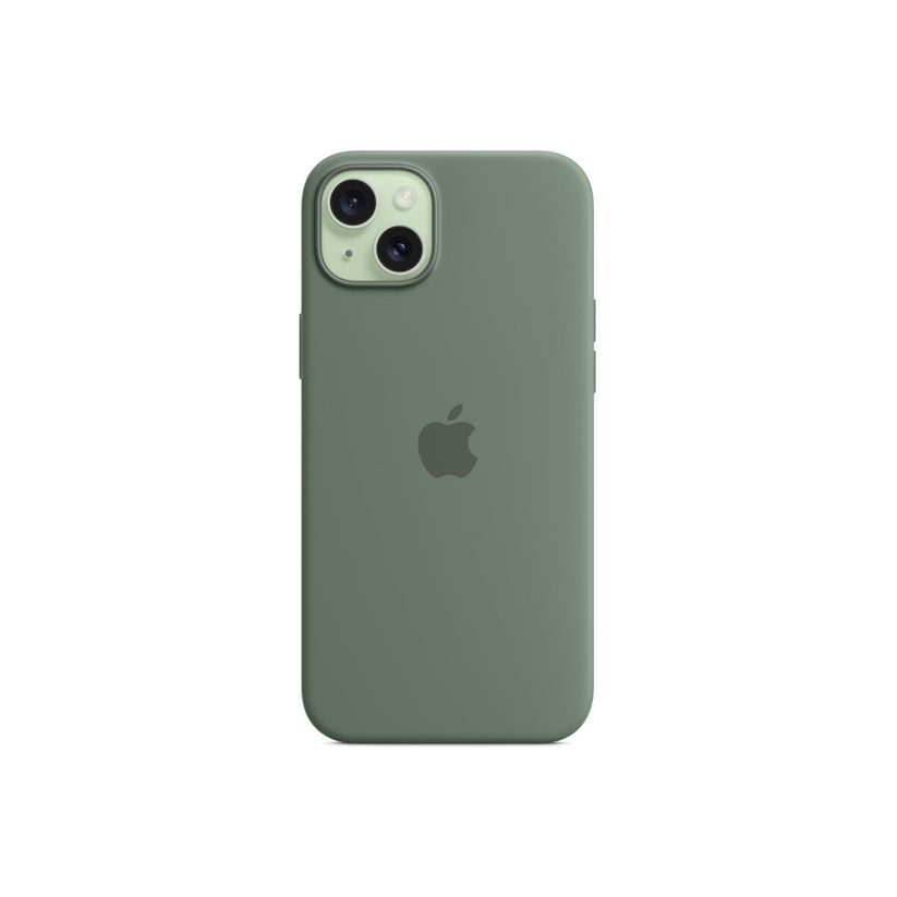 Apple silikonski ovitek za iPhone 15 Plus z MagSafe - cipresna - iSTYLE SI