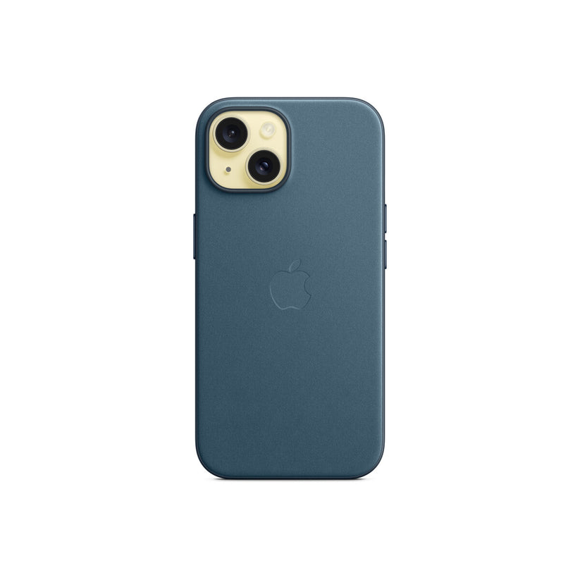 Apple ovitek iz tkanine FineWoven za iPhone 15 z MagSafe - pacifično modra - iSTYLE SI