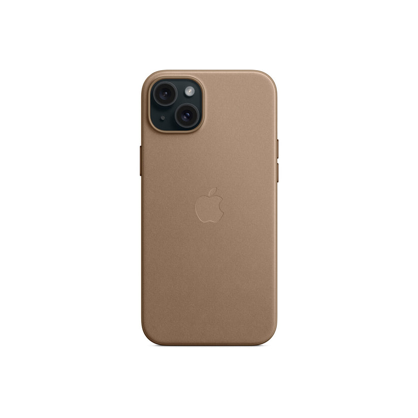 Apple ovitek iz tkanine FineWoven za iPhone 15 Plus z MagSafe - rjava - iSTYLE SI