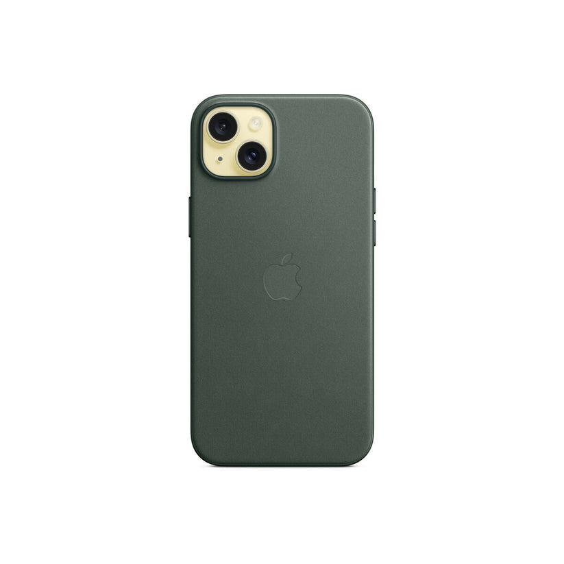 Apple ovitek iz tkanine FineWoven za iPhone 15 Plus z MagSafe - zimzelena - iSTYLE SI
