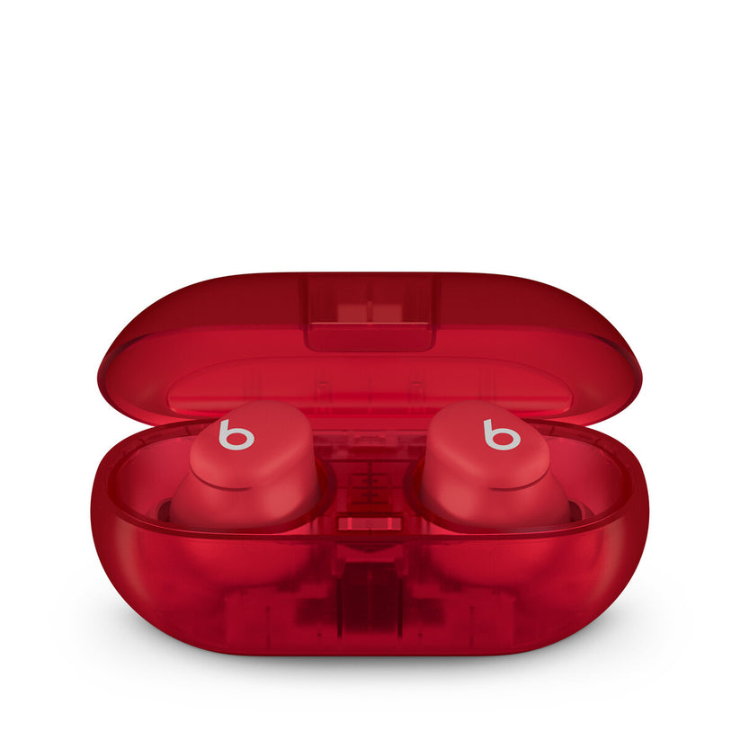 Beats brezžične slušalke Solo Buds - prozorno rdeče - iSTYLE SI
