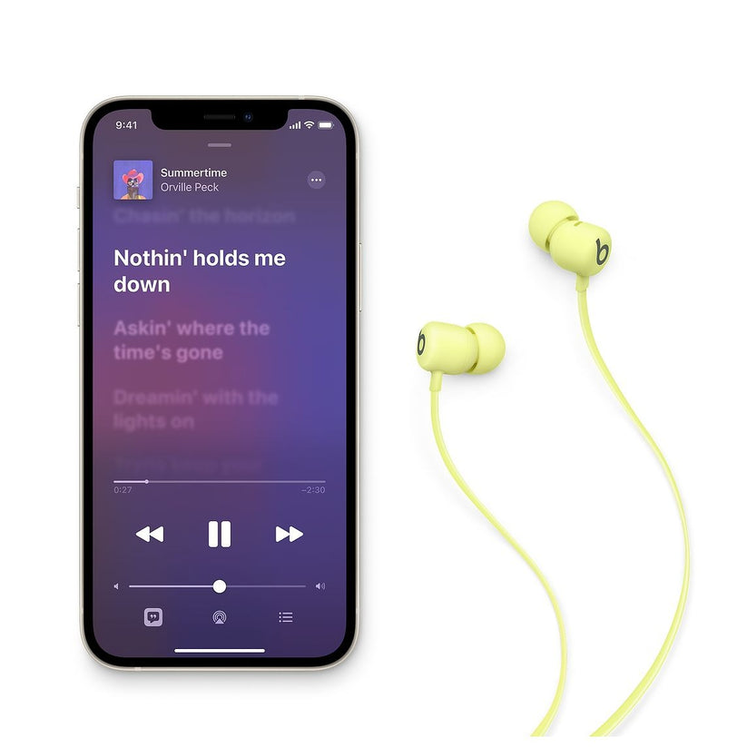 Beats brezžične slušalke Flex za ves dan - yuzu rumena - iSTYLE SI