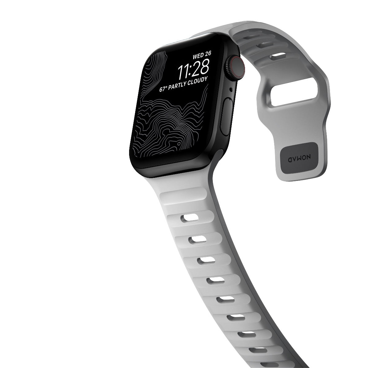 Nomad Sport Strap za Apple Watch 49 in 45 mm - siva - iSTYLE SI