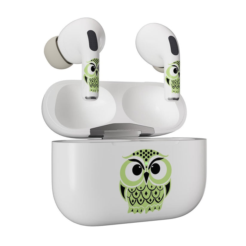 Next One ArtSkin nalepka za Airpods Pro 1. in 2. generacija - svetleča sova - iSTYLE SI