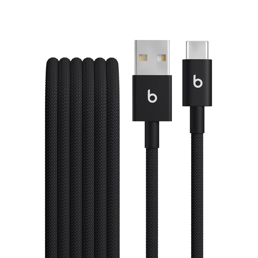 Beats USB-A na USB-C pleten kabel 1.5 m - Bolt Black - iSTYLE SI