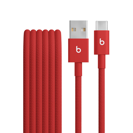 Beats USB-A na USB-C pleten kabel 1.5 m - Rapid Red