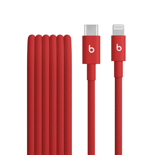 Beats USB-C na Lightning pleten kabel 1,5 m - Rapid Red