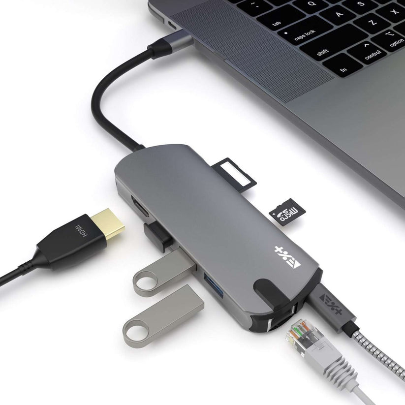 Next One USB-C PRO Multiport Adapter - vesoljno siva - iSTYLE SI