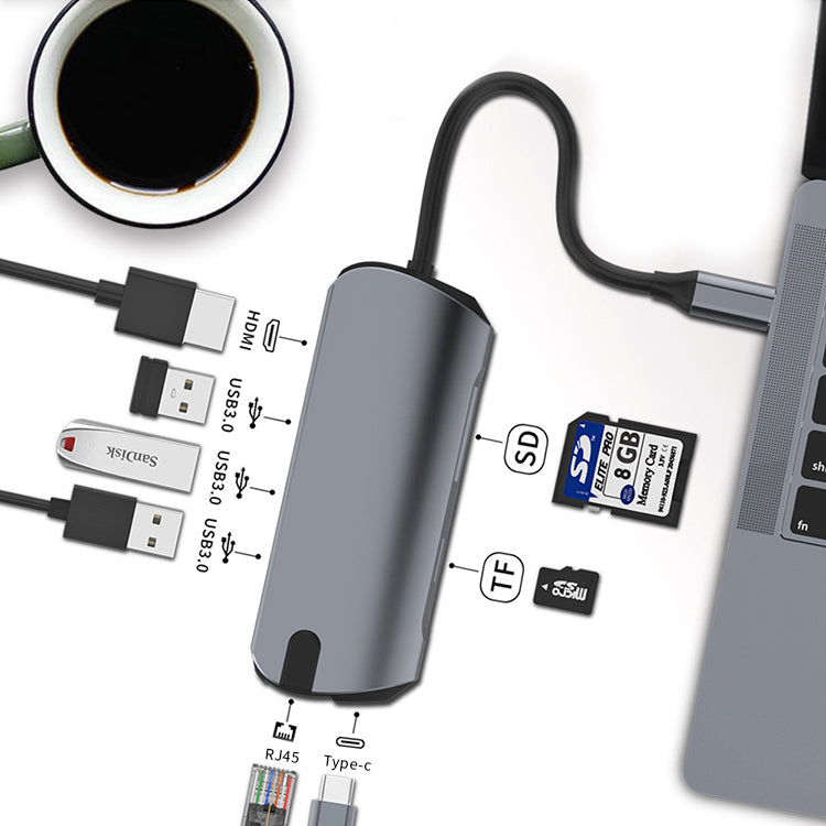 Next One USB-C PRO Multiport Adapter - vesoljno siva - iSTYLE SI