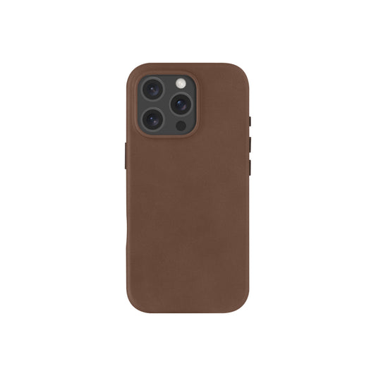 dbramante1928 Roskilde usnjen ovitek za iPhone 16 Pro z MagSafe - temno rjavi - iSTYLE SI