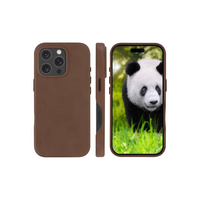 dbramante1928 Roskilde usnjen ovitek za iPhone 16 Pro z MagSafe - temno rjavi - iSTYLE SI