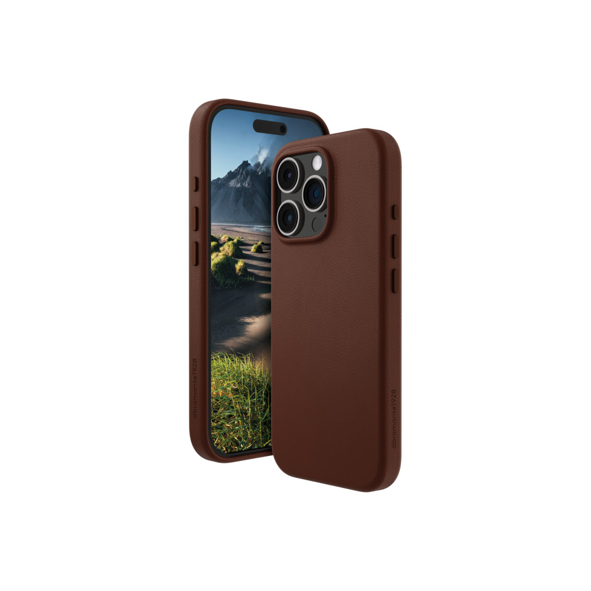 dbramante1928 Roskilde usnjen ovitek za iPhone 16 Pro z MagSafe - temno rjavi - iSTYLE SI