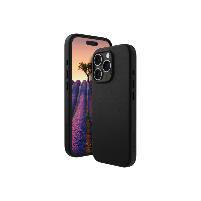 dbramante1928 Roskilde usnjen ovitek za iPhone 16 Pro z MagSafe - črni - iSTYLE SI