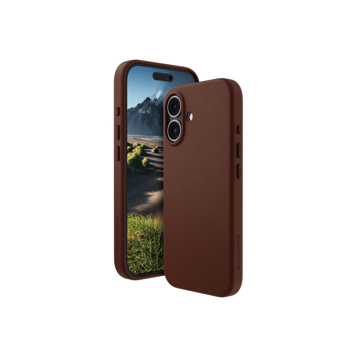 dbramante1928 Roskilde usnjen ovitek za iPhone 16 Plus z MagSafe - temno rjavi - iSTYLE SI