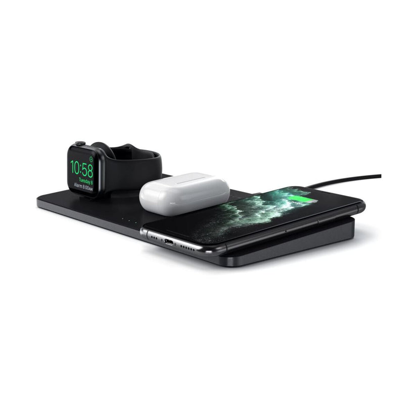 Satechi Trio Wireless Charging Pad - črna - iSTYLE SI