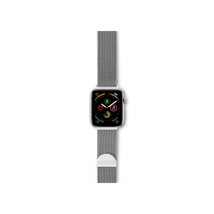 Epico Milanese pašček za Apple Watch 42/44/45/46mm - silver - iSTYLE SI