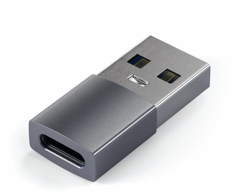 SATECHI USB-A to USB-C adapter - vesoljno siva - iSTYLE SI