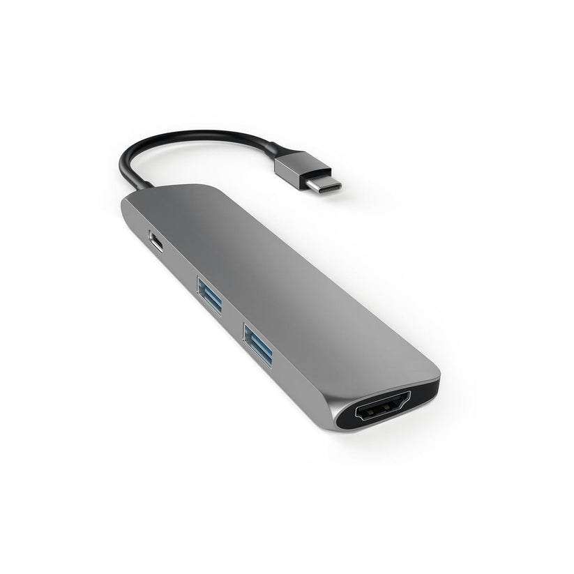 Satechi Slim USB-C MultiPort Adapter - vesoljno siva - iSTYLE SI