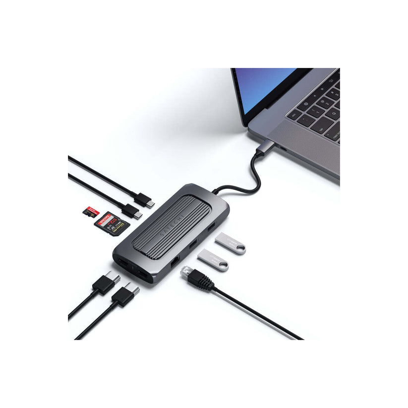 Satechi Aluminium USB-C Multiport MX Adapter - iSTYLE SI
