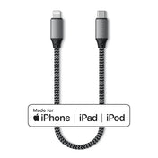 Satechi USB-C na Lightning kabel 25cm - vesoljno siva - iSTYLE SI