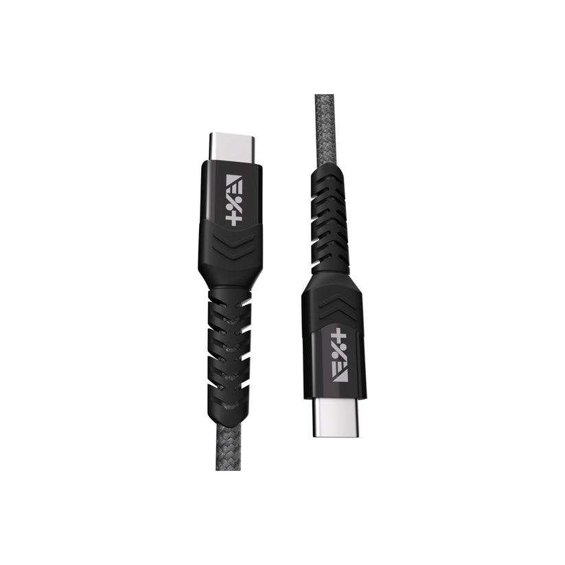 Next One pleten USB-C na USB-C kabel - vesoljno siva - iSTYLE SI
