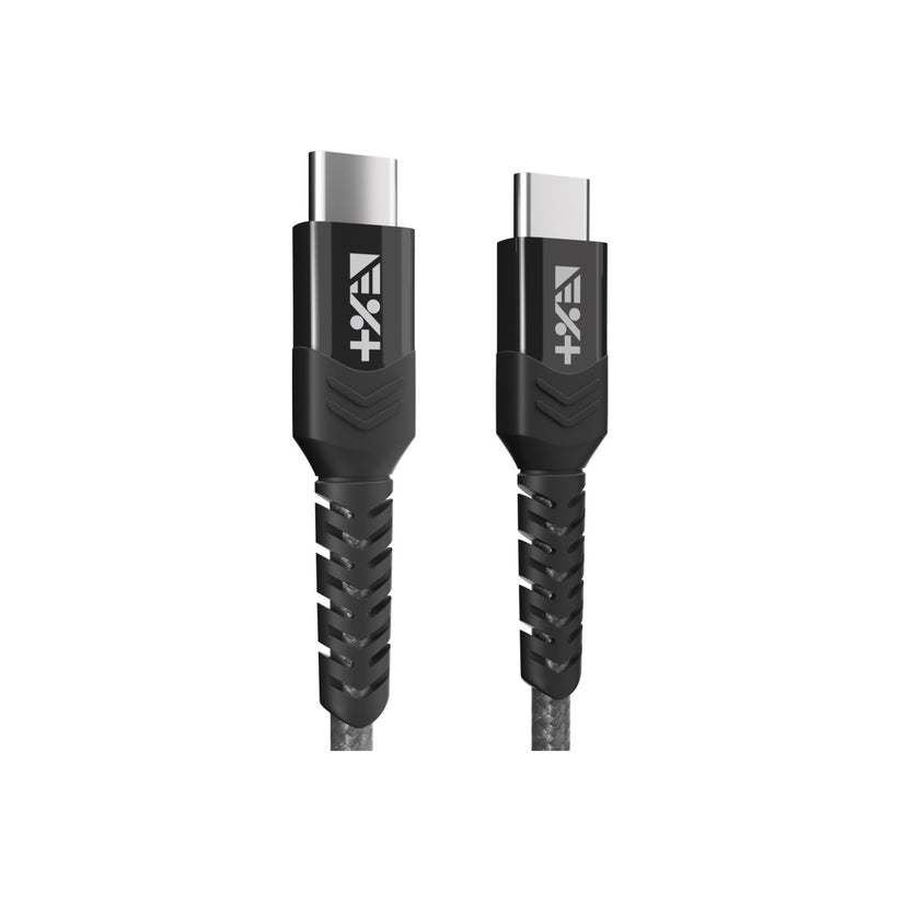 Next One pleten USB-C na USB-C kabel - vesoljno siva - iSTYLE SI