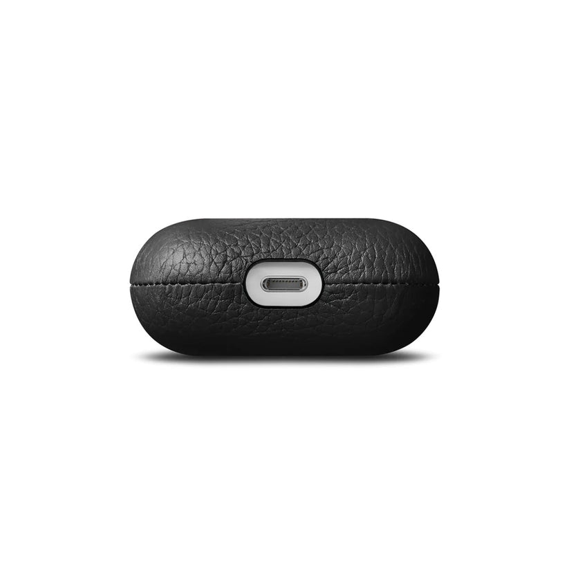Woolnut usnjeni ovitek za škatlico AirPods 3 - črna - iSTYLE SI