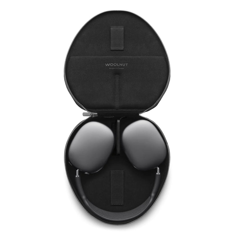 Woolnut usnjeni ovitek za AirPods Max - črna - iSTYLE SI